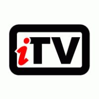 iTV label logo vector logo