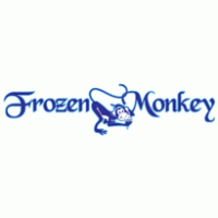 Frozen monkey logo vector logo
