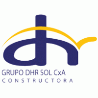 DHR constructora logo vector logo