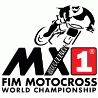 MX1 FIM MOTOCROSS logo vector logo