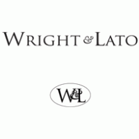 wright & lato logo vector logo