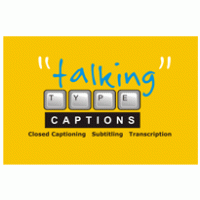 Talking Type Captions logo vector logo