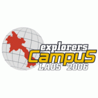 campus explorers laos logo vector logo