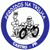 perdidos na trilha logo vector logo