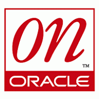 On Oracle logo vector logo