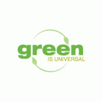 Green Is Universal logo vector logo