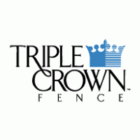 Triple Crown Fence logo vector logo