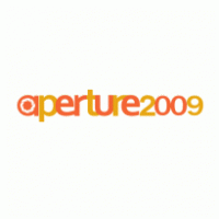 aperture 2009 logo vector logo
