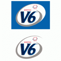 V6 logo vector logo