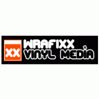 wrafixx vinyl media logo vector logo