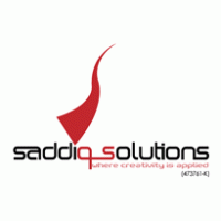 Saddiq Solutions logo vector logo