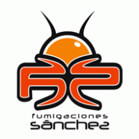 fumigaciones sanchez logo vector logo