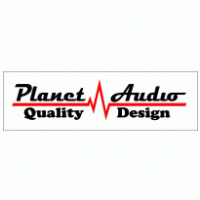 PLANET audio design logo vector logo