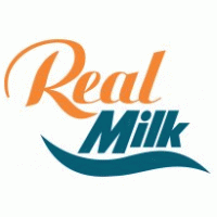 Real Milk logo vector logo