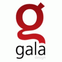 Gala design logo vector logo