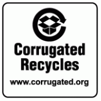 Corrugated Recycles logo vector logo