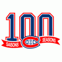 Montréal Canadiens 100ans logo vector logo