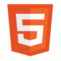 HTML5 without wordmark color logo vector logo