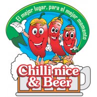 Chilli nice & Beer logo vector logo