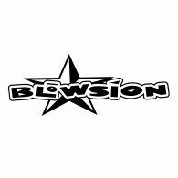 Blowsion logo vector logo