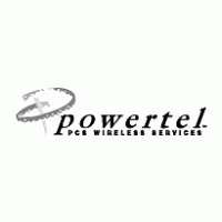 Powertel logo vector logo