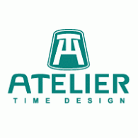 Atelier time-design logo vector logo