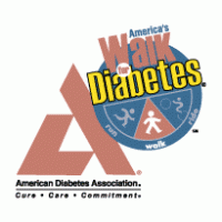 Walk For Diabetes logo vector logo