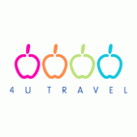 4U Travel logo vector logo