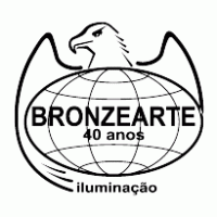 Bronzearte logo vector logo