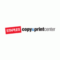 Staples Copy & Print Center logo vector logo