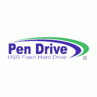 Pen Drive logo vector logo
