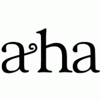 a-ha logo vector logo