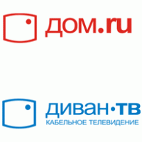 Divan-TV_Dom.ru logo vector logo