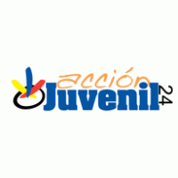 ACCION JUVENIL 24 logo vector logo