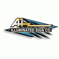 A1 Illuminated Sign Co. logo vector logo