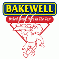 bakewell – baked fresh here in the west logo vector logo