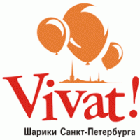 VIVAT Шарики Санкт-Петербурга logo vector logo