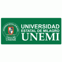 Universidad Estatal de Milagro UNEMI logo vector logo