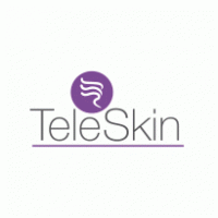 Teleskin logo vector logo