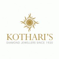 Kotharis dimond jewellery logo vector logo