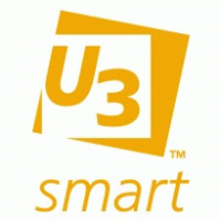 u3 (smart) logo vector logo