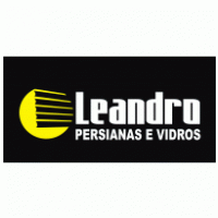 leandro das persianas logo vector logo