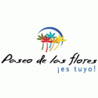 Paseo de las Flores logo vector logo