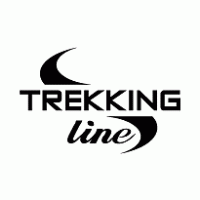 Trekking Line logo vector logo