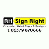 RH Sign Right logo vector logo