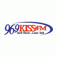 WGKS 96.9 KISS FM logo vector logo