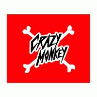 Crazy Monkey logo vector logo