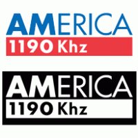 America 1190 AM logo vector logo