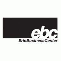 Erie Business Center b&w logo vector logo