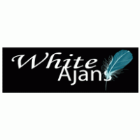 white ajans logo vector logo